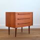 Commode scandinave teck vintage 1960s