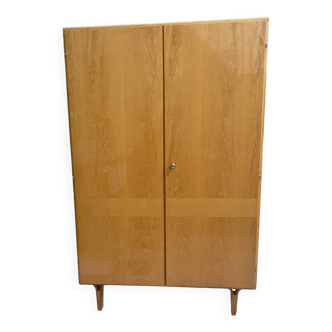 Wardrobe cabinet in Ash wood by František Mezulánik  for Novy Domov