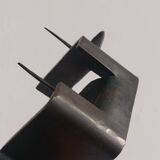 Vintage brutalist bronze candlestick by Wolfgang Bergmeister