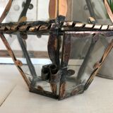 Ancient brass lantern 12 facets