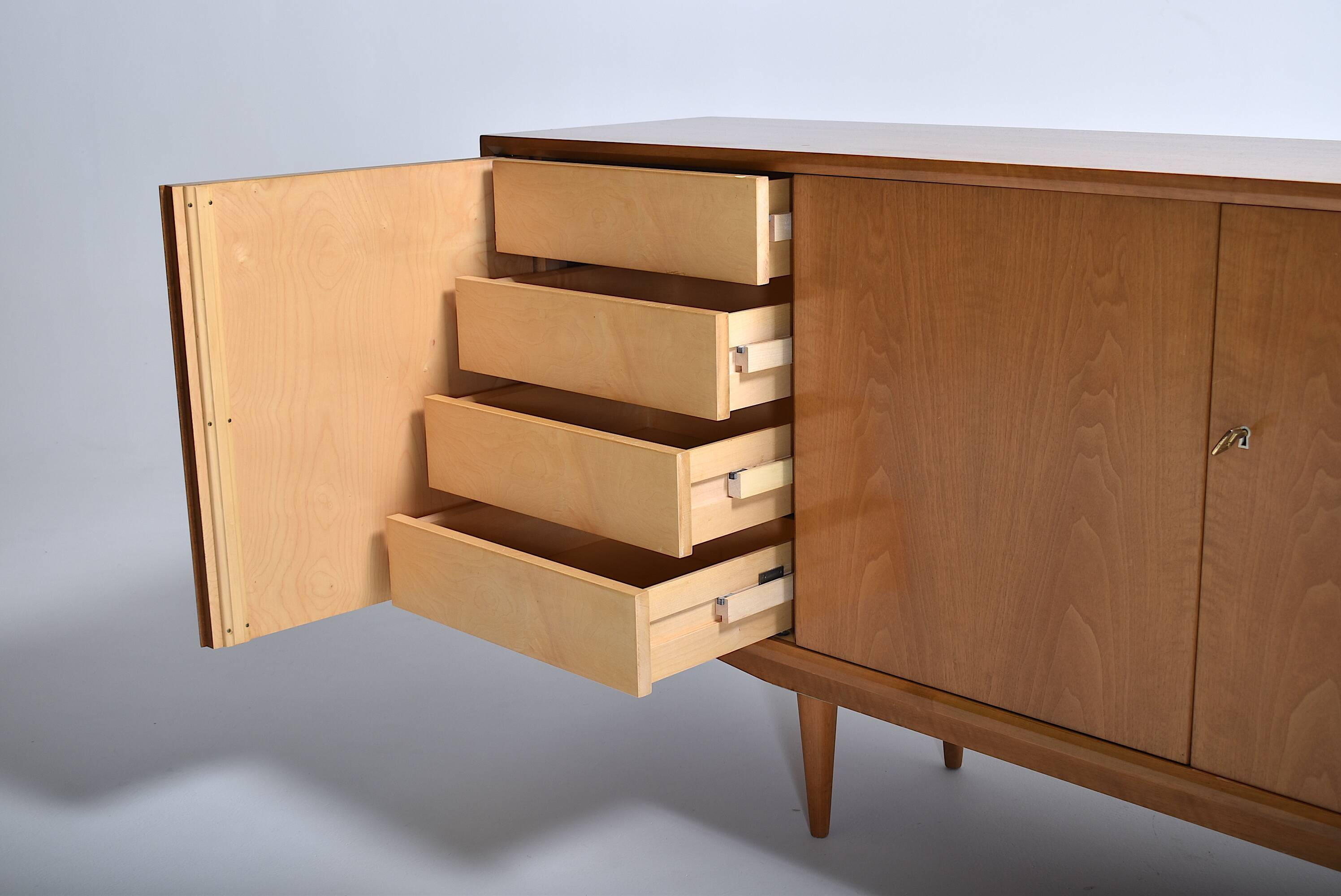 Swiss walnut sideboard , 1960