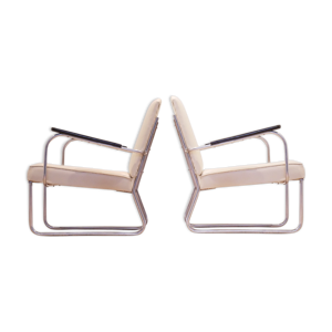 Paire de fauteuils tubulaires - 1930
