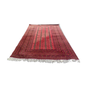 Tapis rouge vintage boukhara
