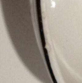 Saucière Bouquet porcelain flowers Sarreguemines Digoin