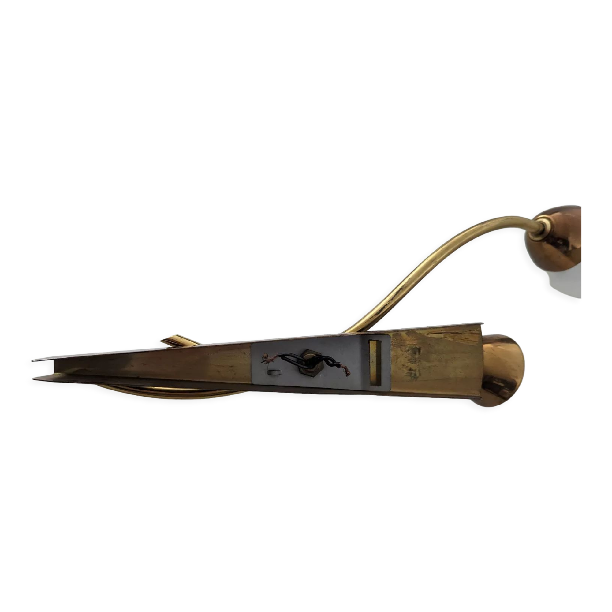 Pair wall lamp hollywood regency style