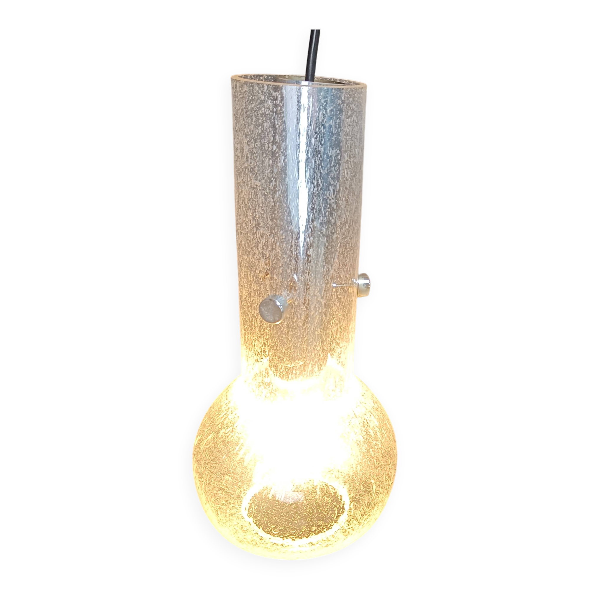 Vintage murano glass pendant light, 1970s