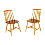 Set de 2 chaises "Janostolen", Klevshult, Vaggeryd, Suède, 1960