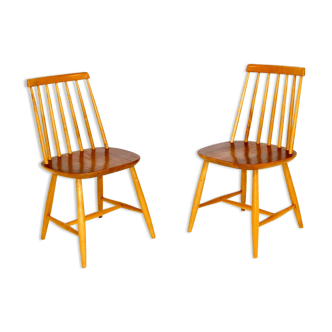 Set de 2 chaises "Janostolen", Klevshult, Vaggeryd, Suède, 1960