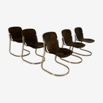 Suite de 5 chaises Cidue, Italie 1970