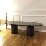 Marble and metal coffee table
