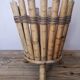 Cache pot porte fleur en rotin