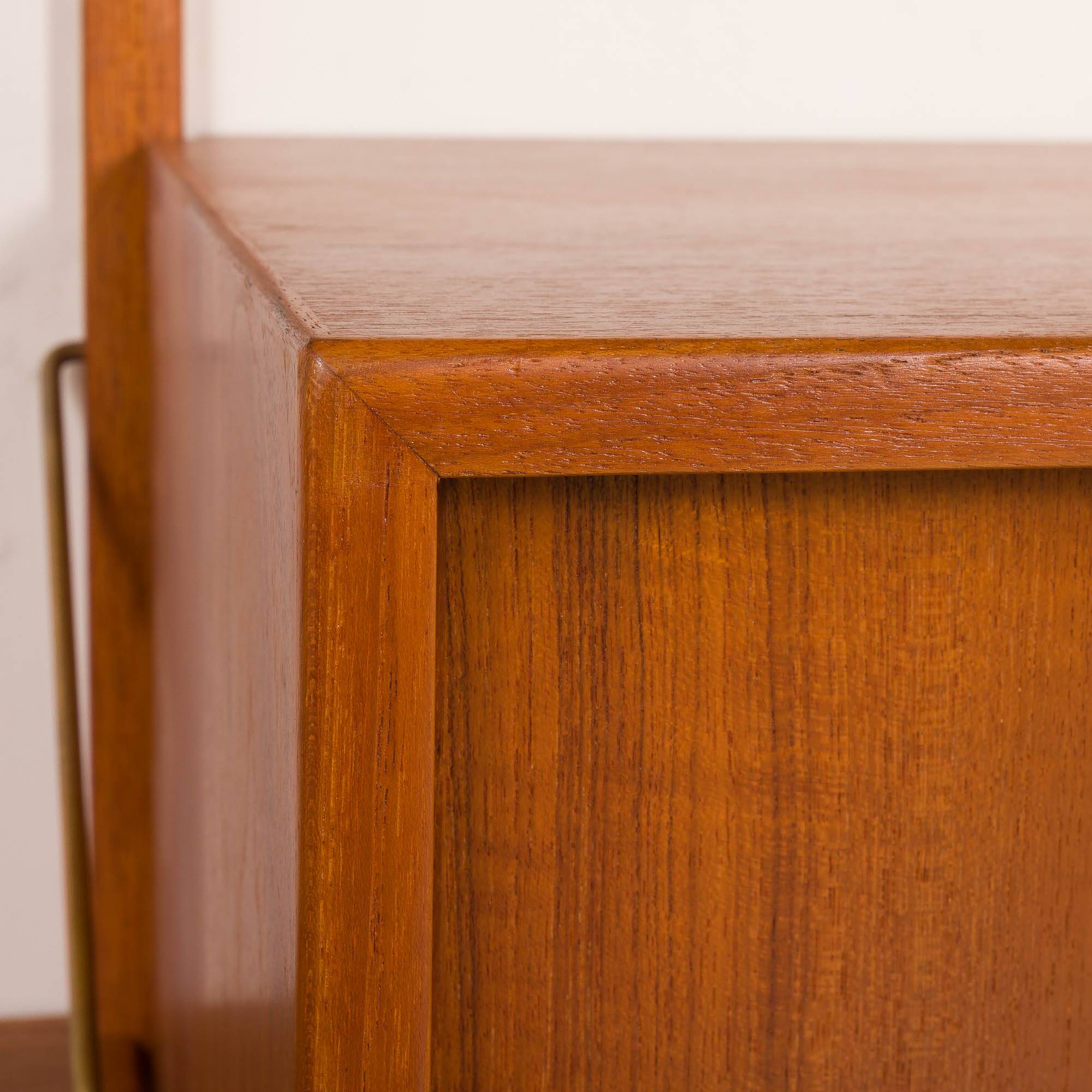 Hansen and Guldborg teak wall unit, HG furniture, 1960s