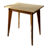 Table d'appoint en formica - pieds compas