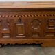 18th century German Baroque travel trunk – dated 1737 – with ebony inlay