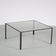1950s Safety glass coffee table by Floris Fiedeldij for Artimeta, Netherlands