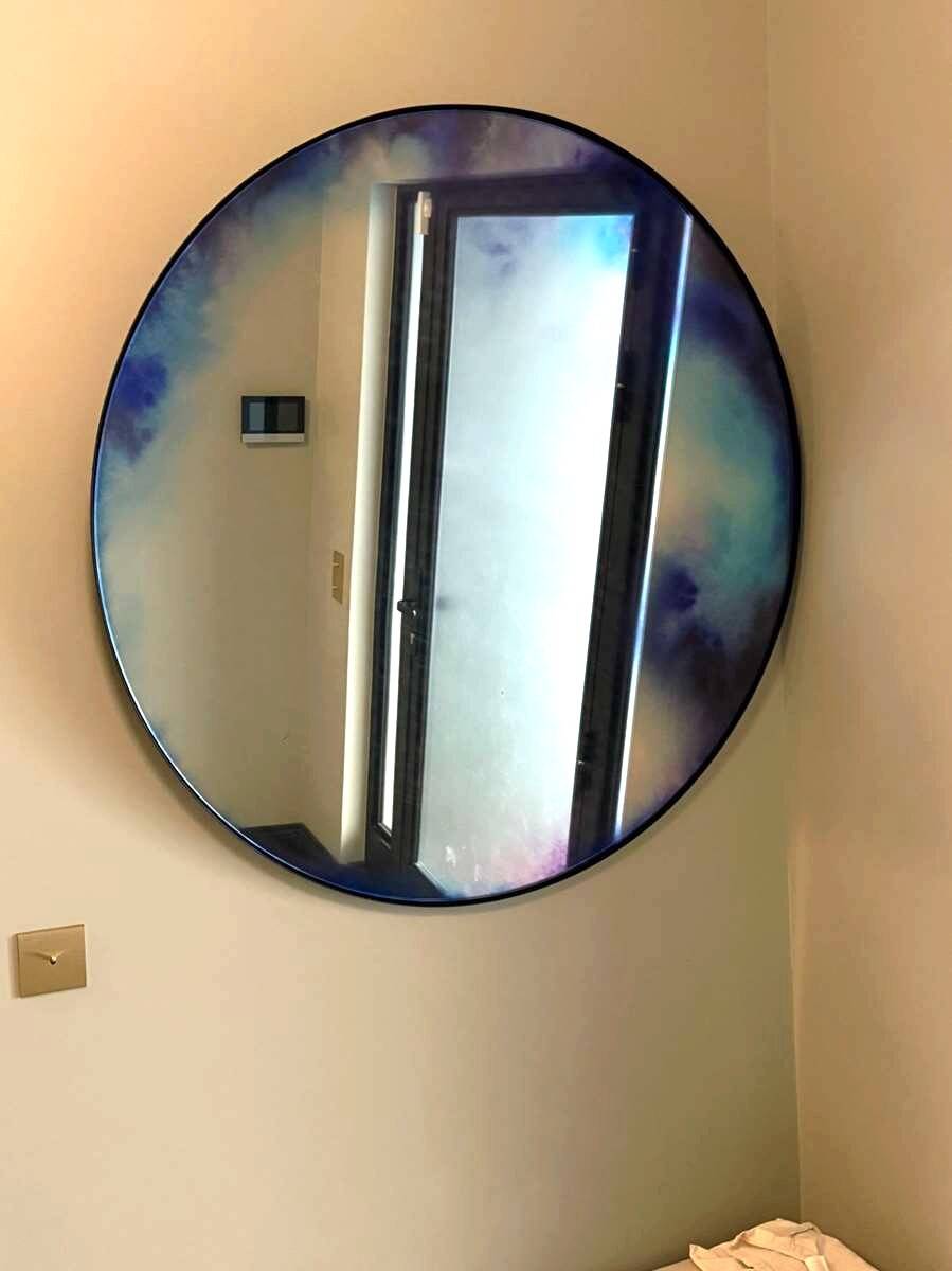 Francis Extra-large Mirror 110 cm Petite Friture design Constance Guisset