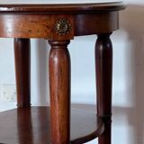 Round side table