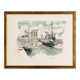 Lithographie originale signée Rolf Rafflewski – Le Port de Lesconil