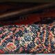Paire de tapis antiques faits main Senneh persans 52cm x 80cm (1900s)