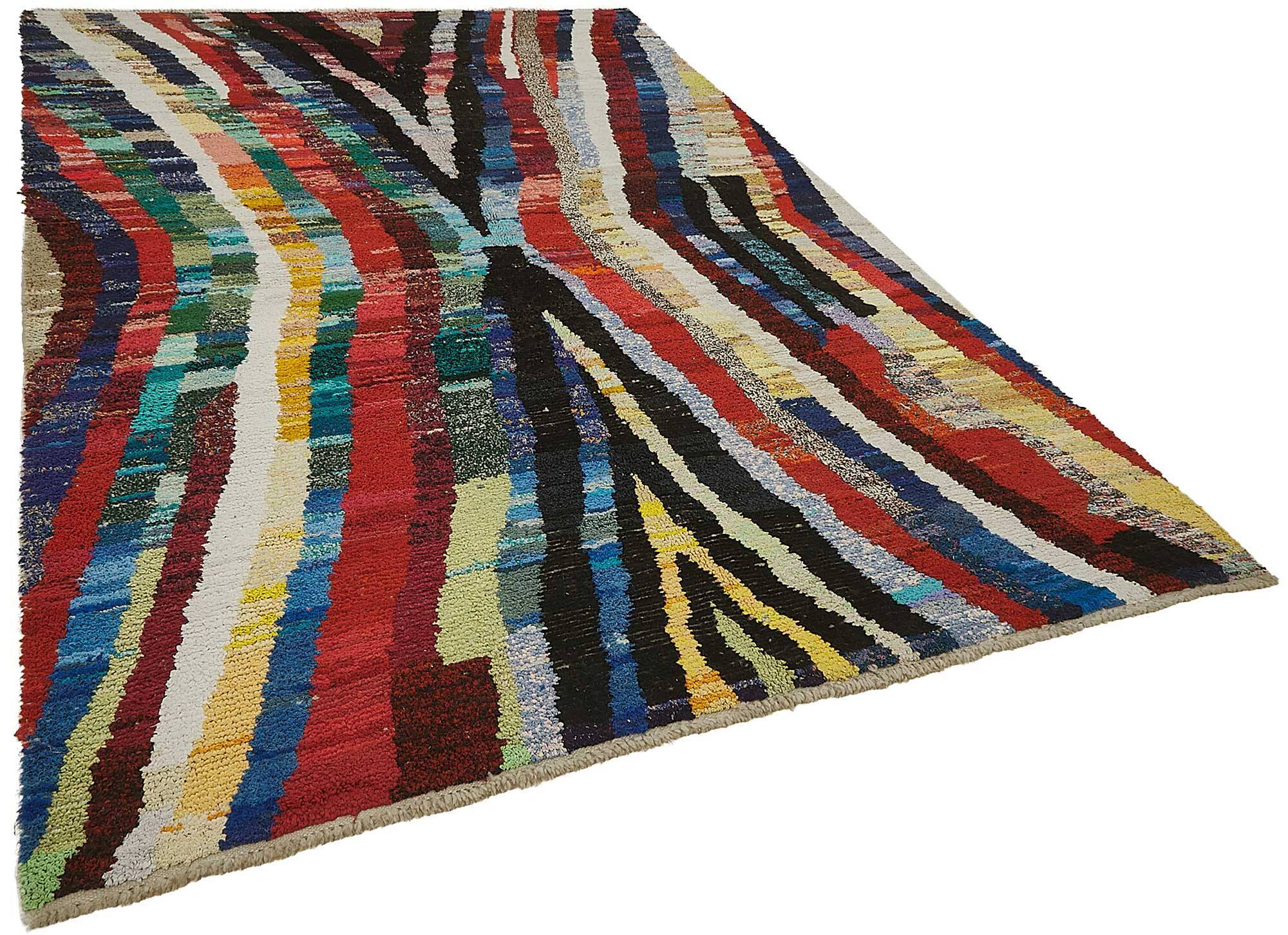 Handwoven Turkish Recycled Boho Rug 210 cm x 315 cm