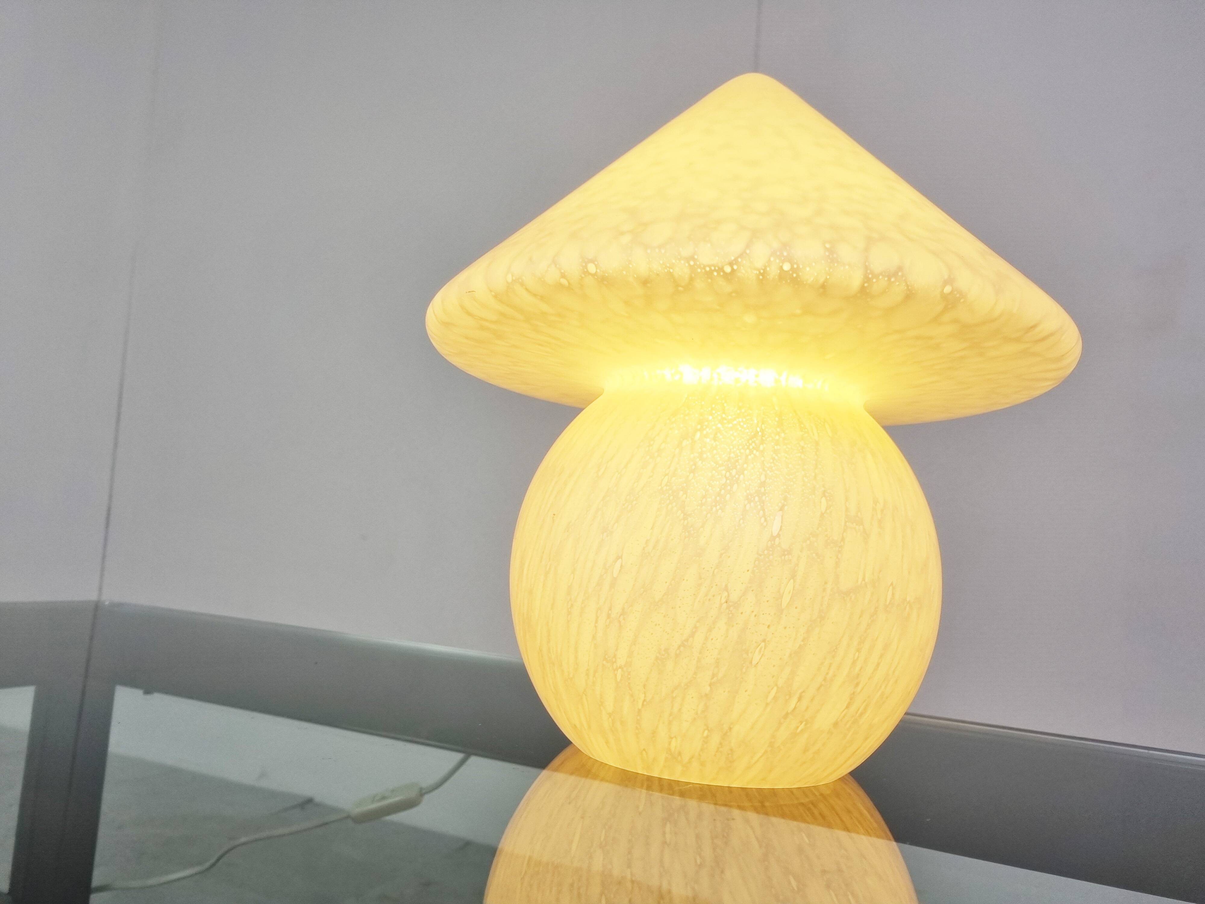 Vintage mushroom table lamp, 1970s