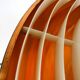 Original 1960s copper slat pendant lamp by Hans-Agne Jakobsson for Markaryd