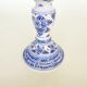Delft painted porcelain candle holder