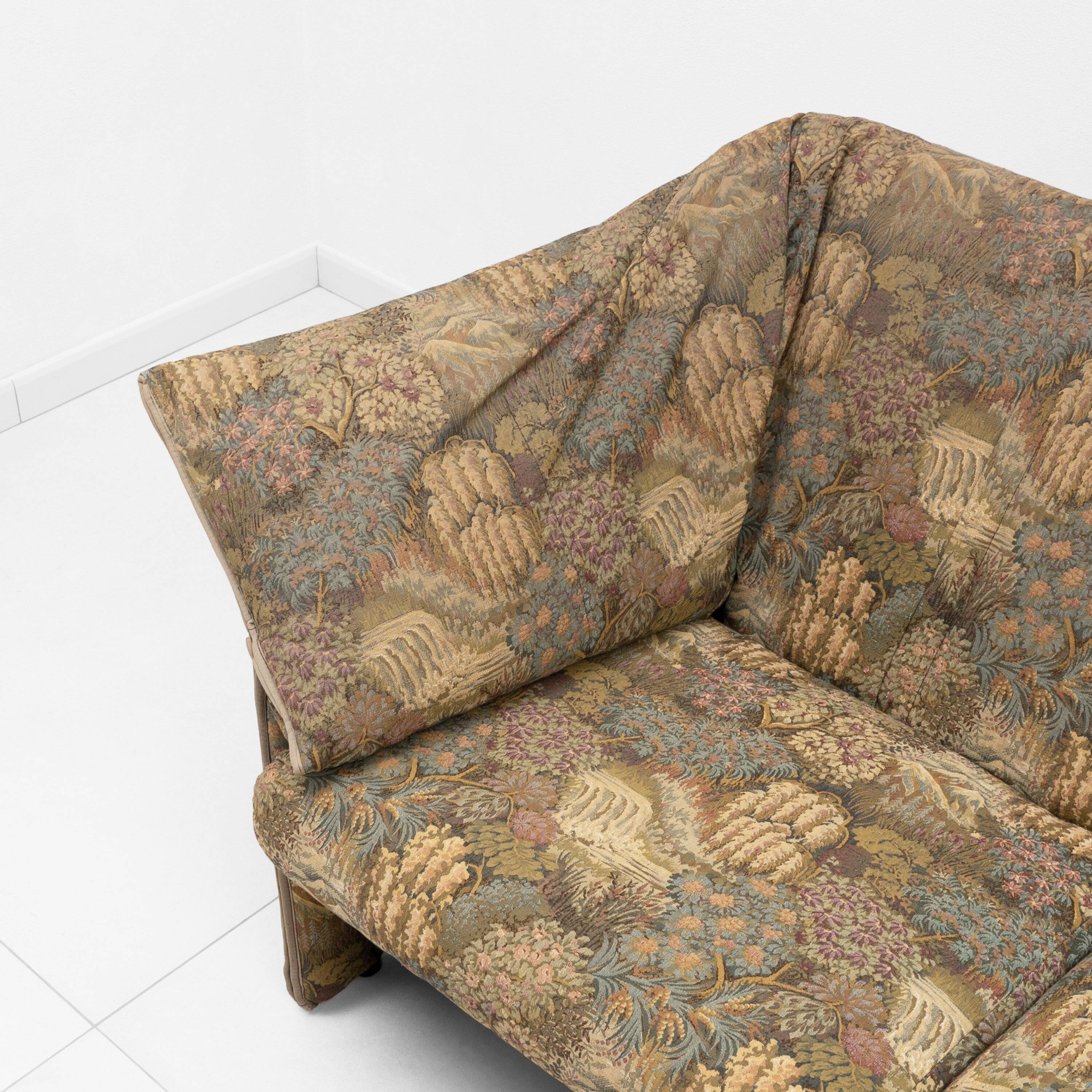 Canapé en tissu Jacquard, Mario Bellini, "Le stelle" B&B Italia, 1970