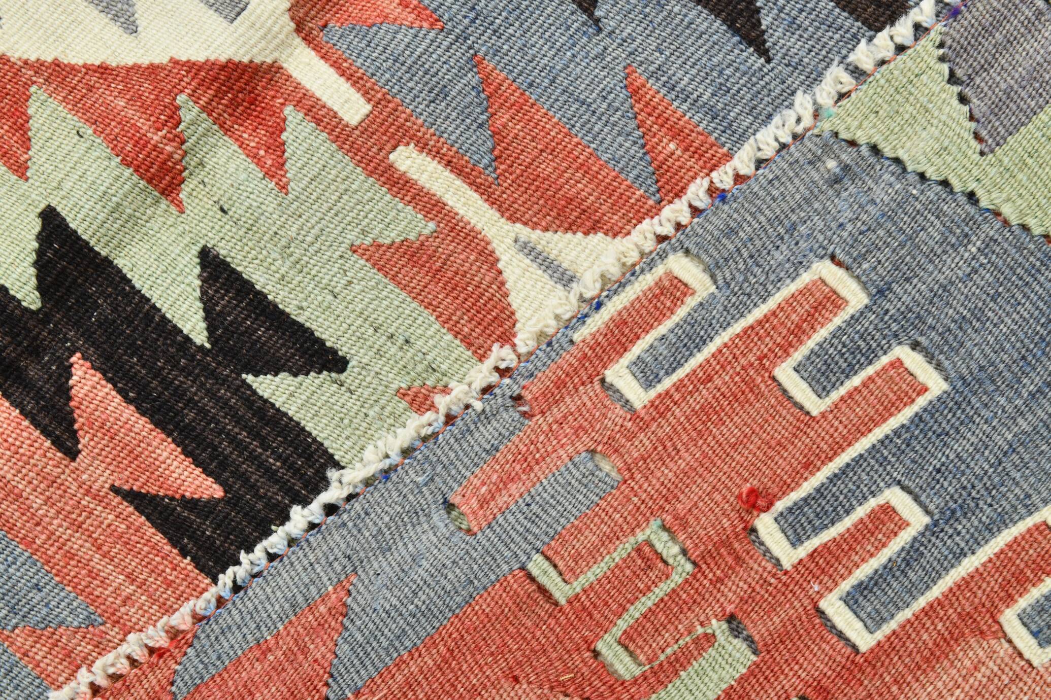 Tapis Kilim vintage à motifs géométriques, tapis Madalion pour la cuisine