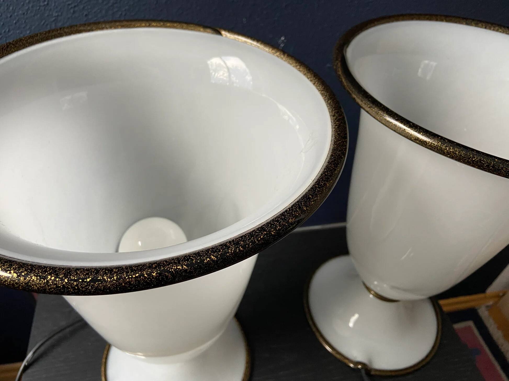 Paire de lampes de table Barovier & Toso Primavera, Italie, années 1970