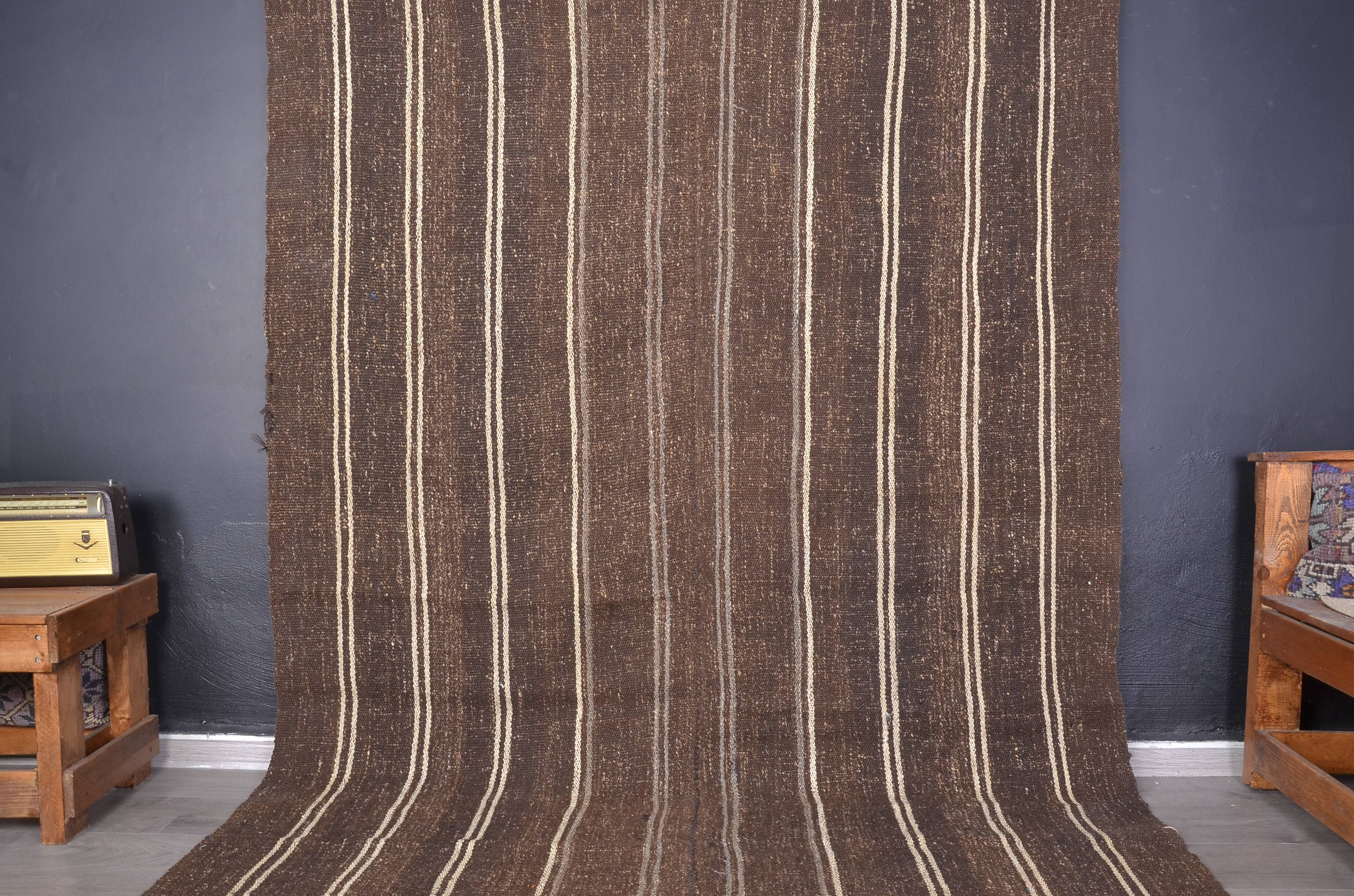 Stripe Neutral Kilim Rug sku  c278