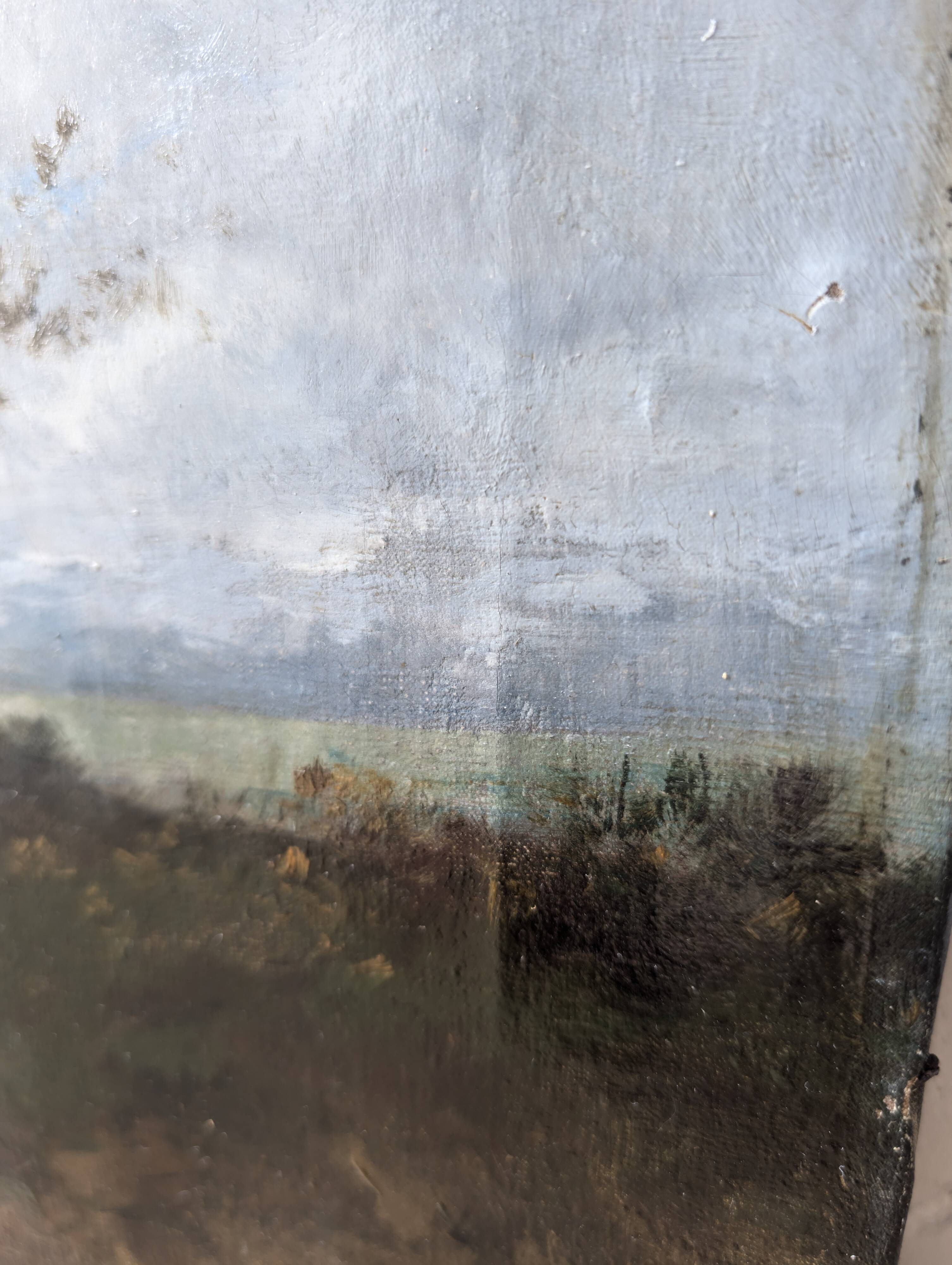 Old landscape painting