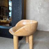 Chaise en bois massif