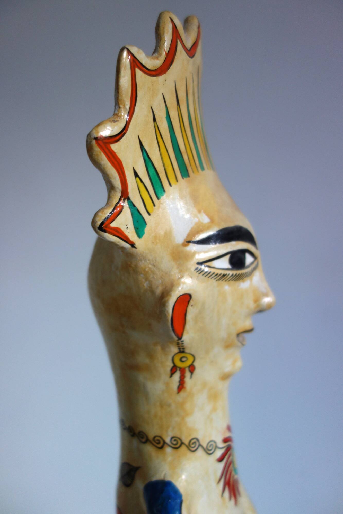 Large vintage ceramic sculpture, Tonala, Mexico