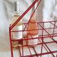Vintage metal bottle holder