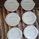 12 flat plates in earthenware/fish
