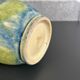 Yellow floral decoration water bottle