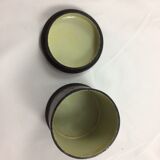 Napoleon III boiled cardboard round box