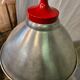 80s brushed aluminum pendant light