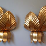 Pair vintage style jungle wall