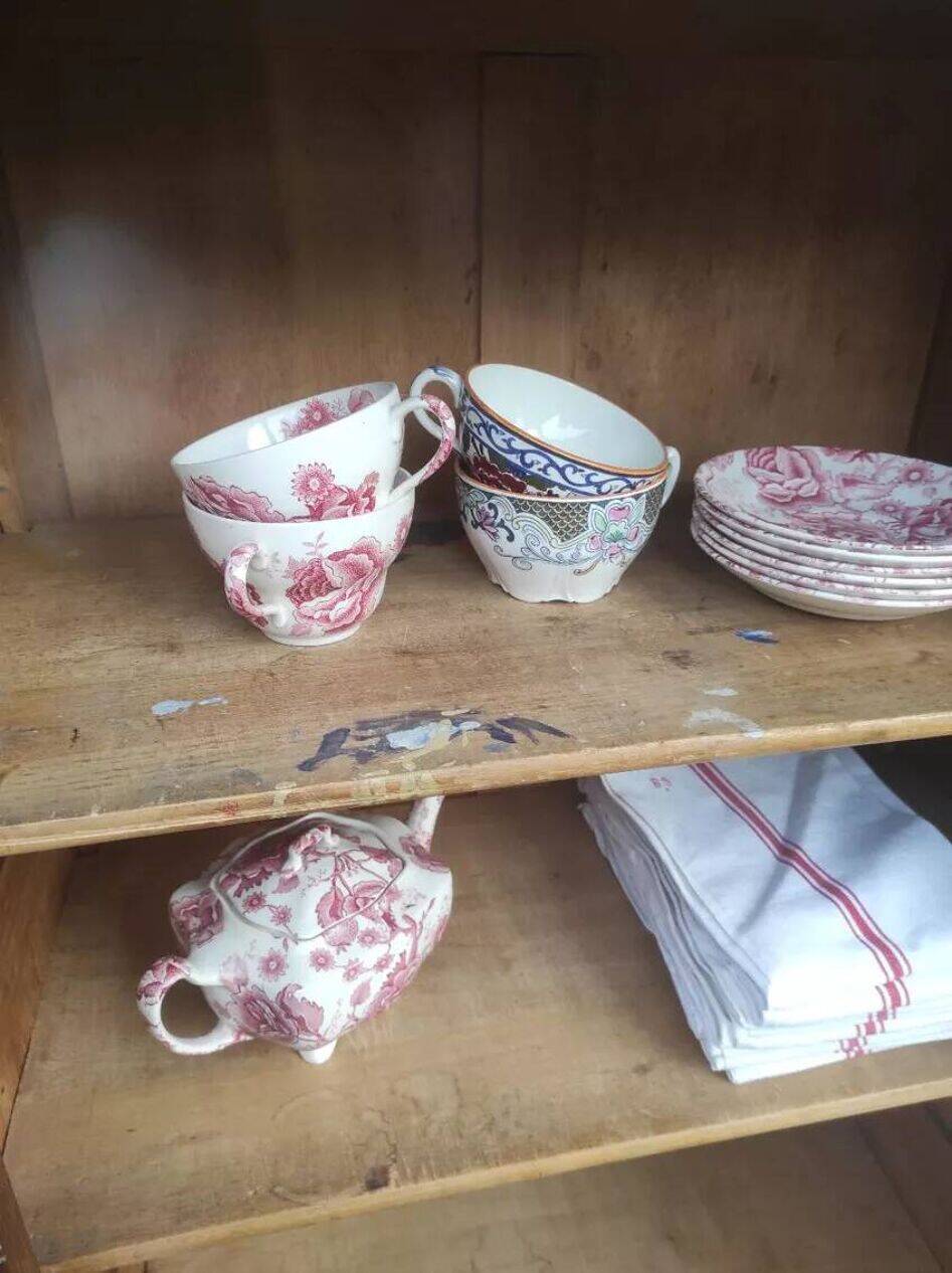 Glass-fronted Parisian wardrobe