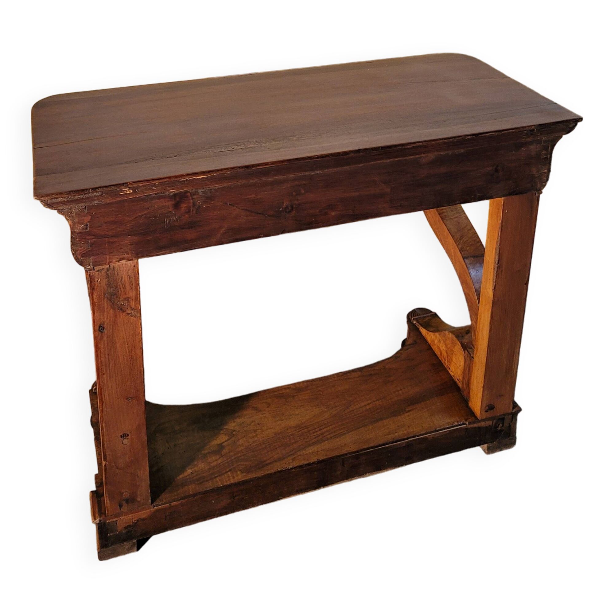 Restoration period mahogany console