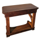 Restoration period mahogany console