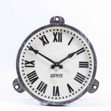 Industrial cast iron gents of leicester clock