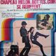 Affiche originale 1967 chapeau melon et bottes de cuir se rebiffent patrick macnee diana rigg