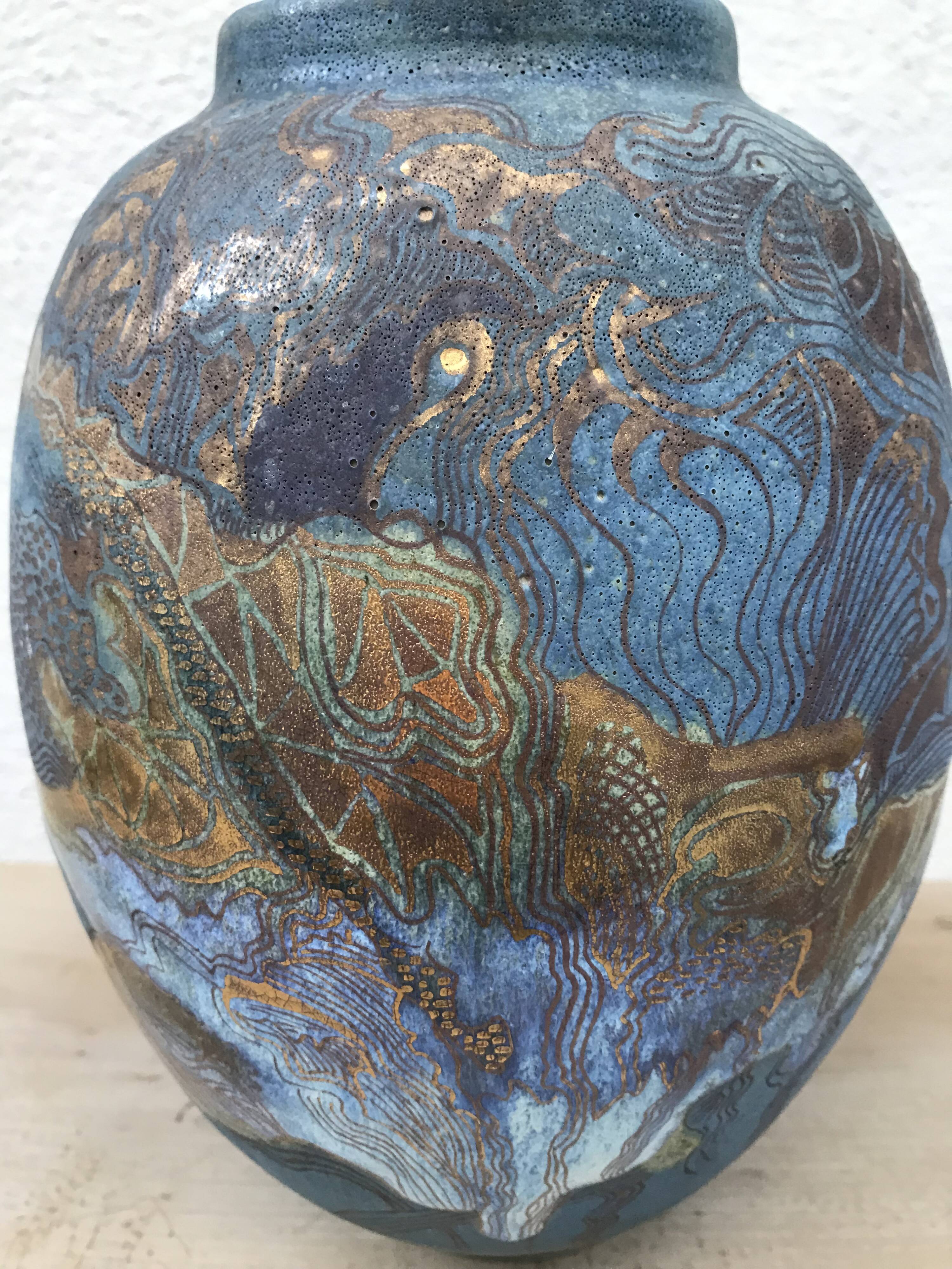 Vase Marc Roussel 80's