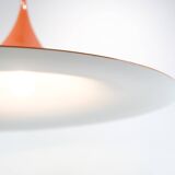 Large Trumpet Pendant In Orange By Claus Bonderup For Fog & Mørup From 1970