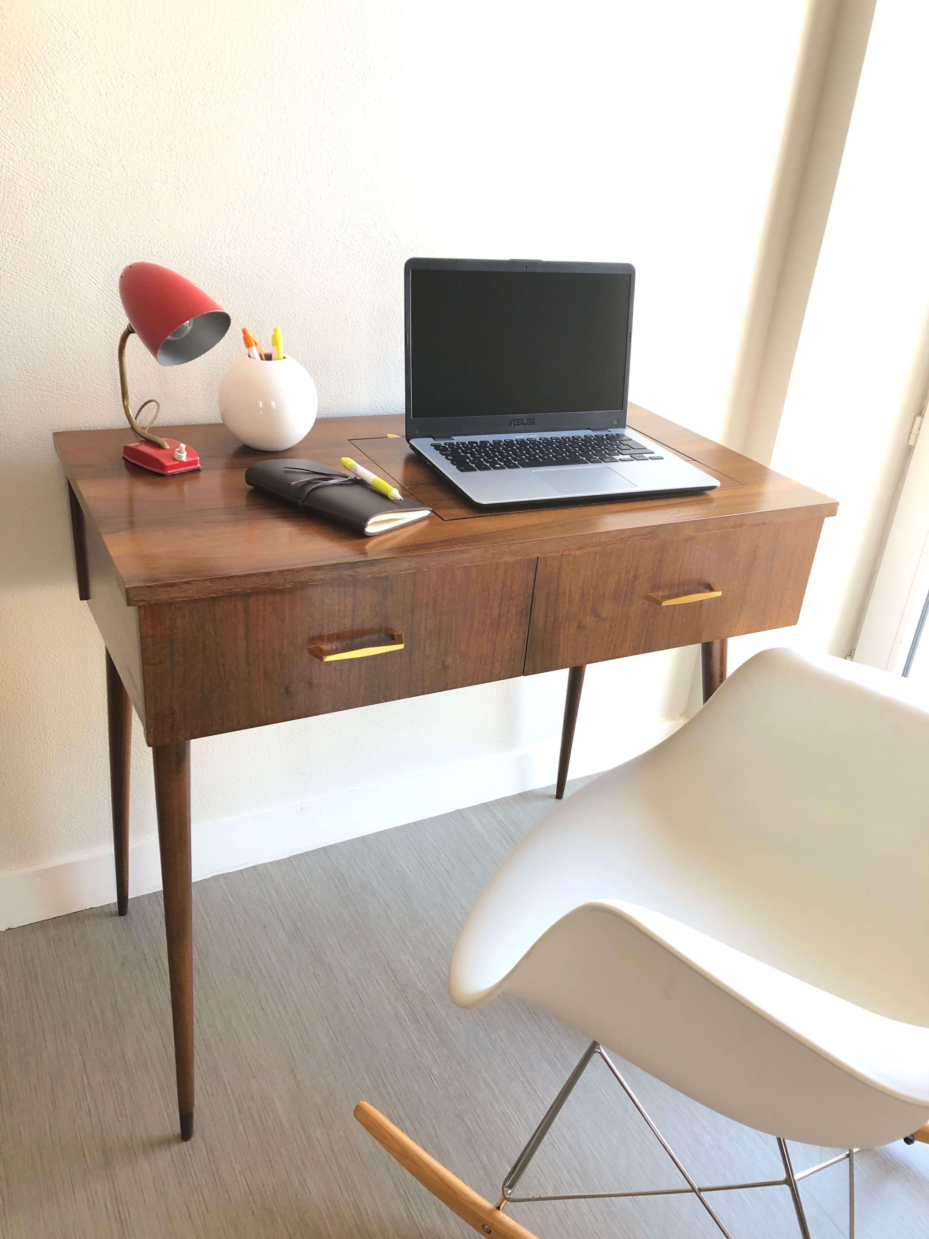 Desk former Cabinet sewing machine