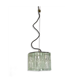 Poliarte, clear Murano glass pendant from 70s