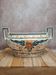 Art Deco Jardinière Moulin des Loups Orchies – stylised green & terracotta decoration – double handle